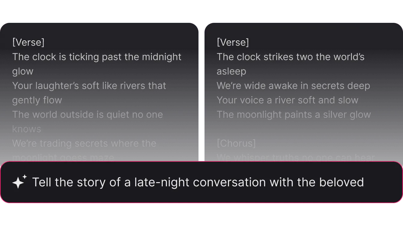 Tailored Lyrics for Every Need