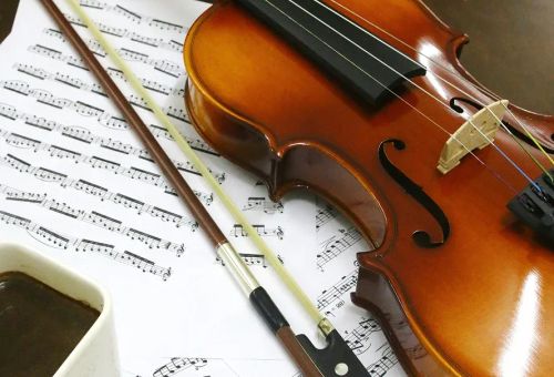 Music educator or student using stem splitter